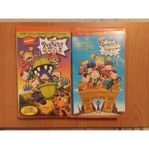 The Rugrats Movie & Rugrats in Paris on VHS